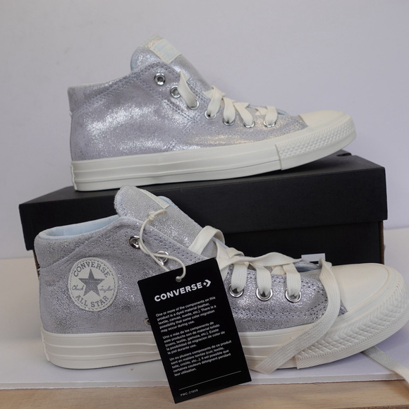 Converse Chuck Taylor All Star Madison Mid Women's Suede Shoes Size 9 NEW - Picture 1 of 15